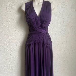 Shape FX Elegant Purple Maxi Dress